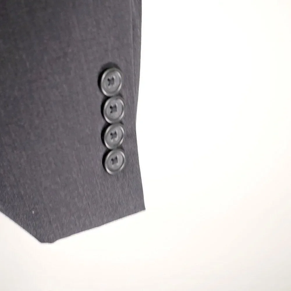 Pronto Uomo Platinum Wool Gray 2 Button‎ Blazer 48R Or Slim Fit 50R